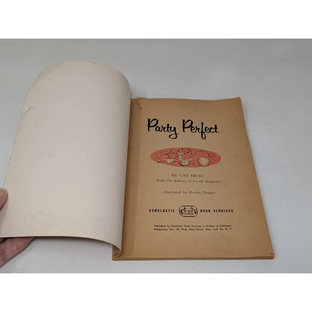 Vintage Party Perfect Hostess Party Planning Book Gay Head Halloween 50s 60s